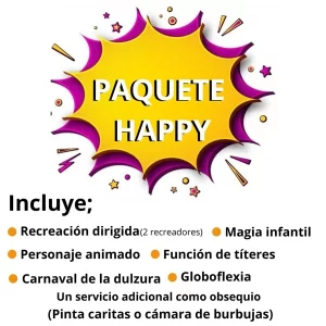 Recreacionistas Paquete Happy