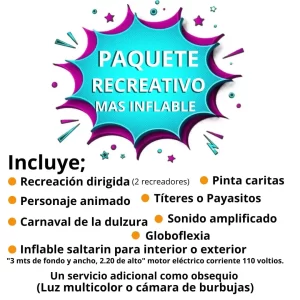 Recreacionistas Plan Recreativo mas inflable